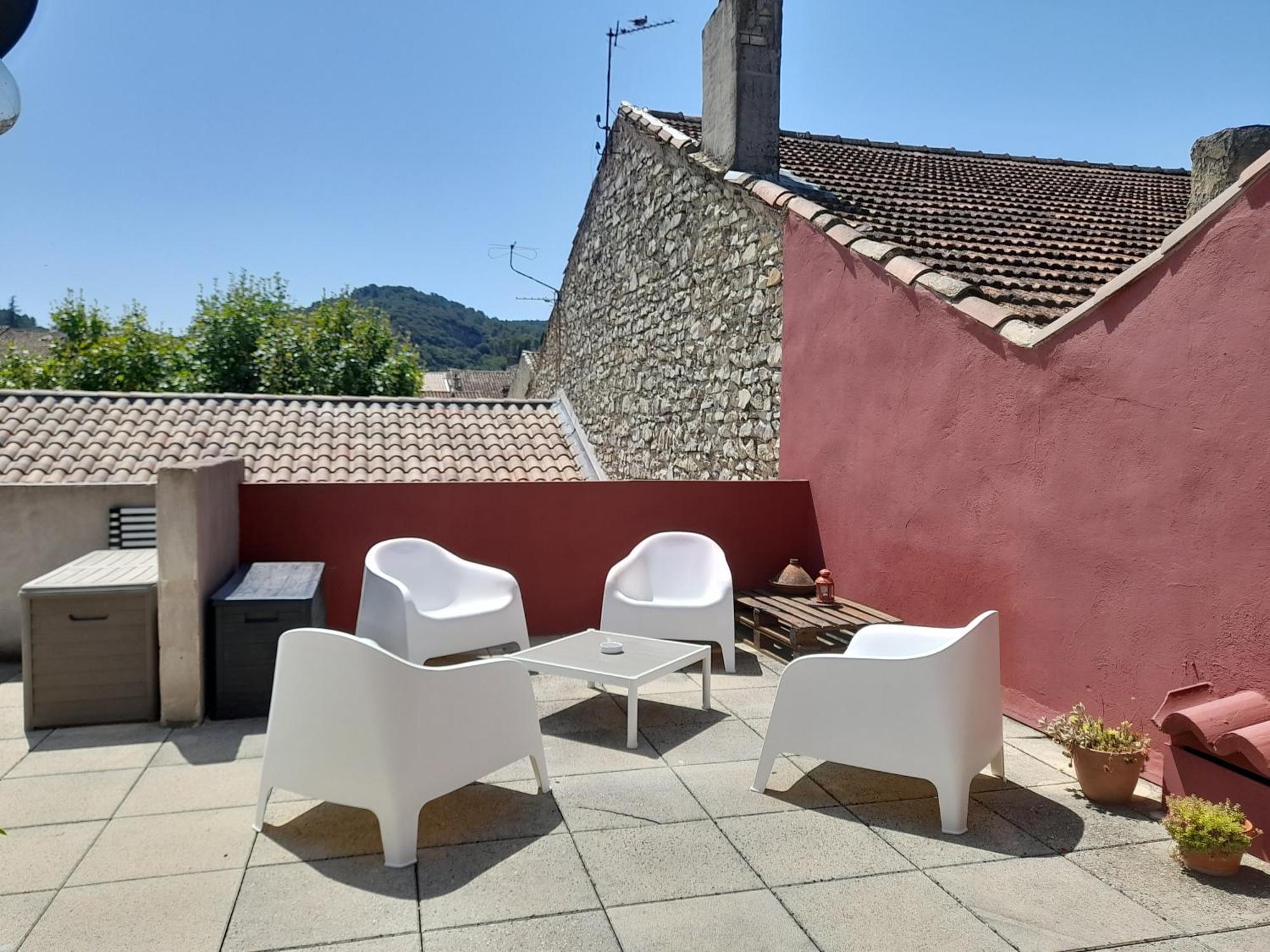 Apartmán Grande Terrasse Et Vue Sur Le Site Antique Vaison-la-Romaine Exteriér fotografie